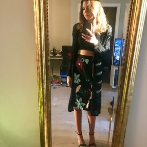 Black Crochet Sweater